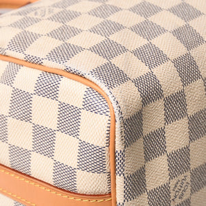 LOUIS VUITTON ルイヴィトン スピーディバンドリエール30 N41373 ダミエアズールキャンバス ホワイト ブラウン 美品 中古 4a004955
