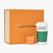 画像をギャラリービューアに読み込む, 極美品 LOUIS VUITTON ルイヴィトン タンブラー モノグラム グリーン ホワイト カップ GI0909 中古 4a004988