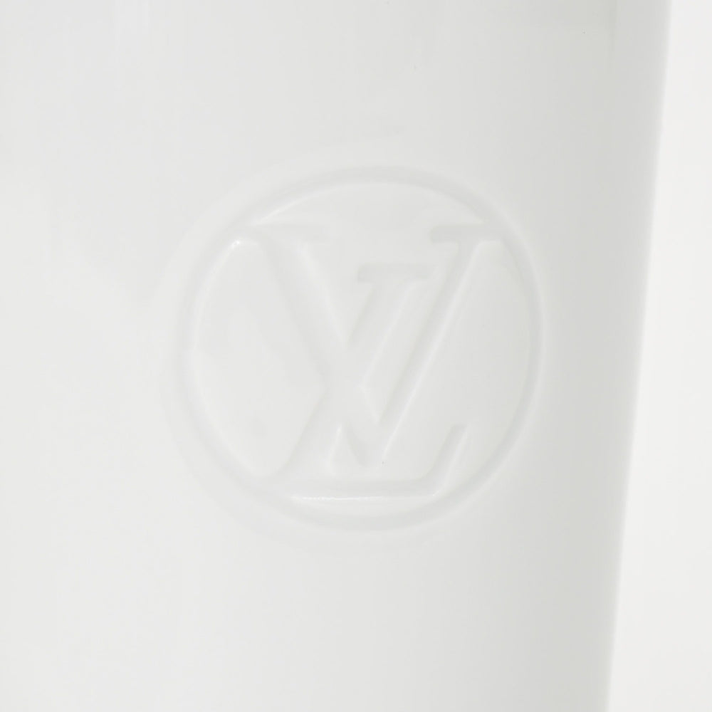 Very good condition LOUIS VUITTON Tumbler Monogram Green White Cup GI0909 Used 4a004988