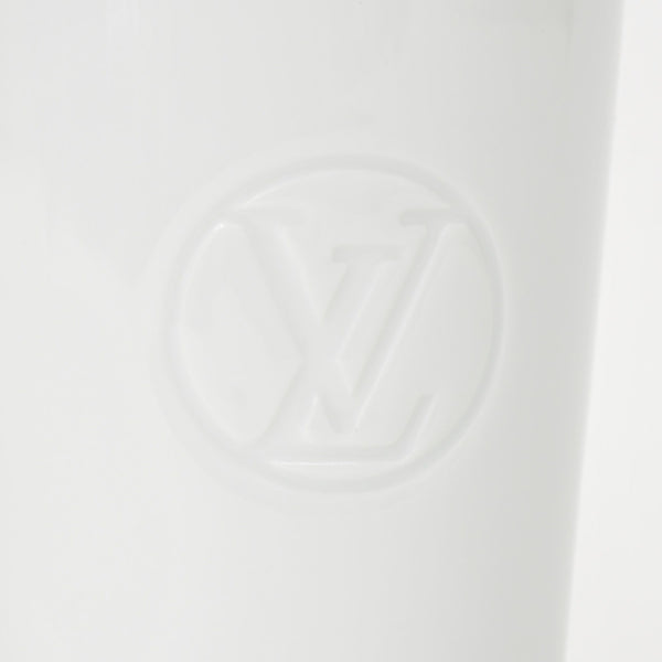 Very good condition LOUIS VUITTON Tumbler Monogram Green White Cup GI0909 Used 4a004988