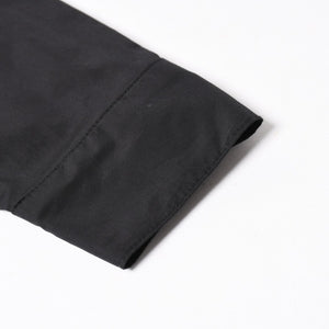 新品未使用 CHROME HEARTS クロムハーツ 長袖シャツ サイズS クロスボールボタン ブラック シルバー925 CHロゴ刺繍 中古 4a004936