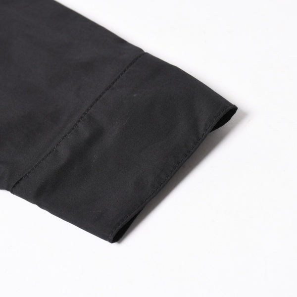 新品未使用 CHROME HEARTS クロムハーツ 長袖シャツ サイズS クロスボールボタン ブラック シルバー925 CHロゴ刺繍 中古 4a004936