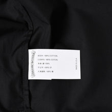 画像をギャラリービューアに読み込む, 新品未使用 CHROME HEARTS クロムハーツ 長袖シャツ サイズS クロスボールボタン ブラック シルバー925 CHロゴ刺繍 中古 4a004936