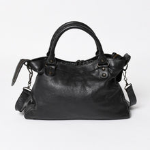 画像をギャラリービューアに読み込む, BALENCIAGA バレンシアガ ザ・タウン 240579 ハンドバッグ ショルダーバッグ 2WAY ブラック レザー 美品 中古 4a004687