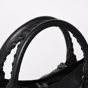 BALENCIAGA バレンシアガ ザ・タウン 240579 ハンドバッグ ショルダーバッグ 2WAY ブラック レザー 美品 中古 4a004687