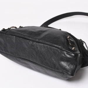 BALENCIAGA バレンシアガ ザ・タウン 240579 ハンドバッグ ショルダーバッグ 2WAY ブラック レザー 美品 中古 4a004687