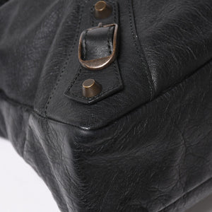 BALENCIAGA バレンシアガ ザ・タウン 240579 ハンドバッグ ショルダーバッグ 2WAY ブラック レザー 美品 中古 4a004687