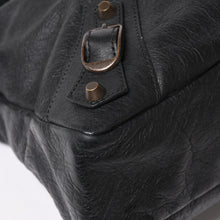 画像をギャラリービューアに読み込む, BALENCIAGA バレンシアガ ザ・タウン 240579 ハンドバッグ ショルダーバッグ 2WAY ブラック レザー 美品 中古 4a004687
