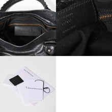 画像をギャラリービューアに読み込む, BALENCIAGA バレンシアガ ザ・タウン 240579 ハンドバッグ ショルダーバッグ 2WAY ブラック レザー 美品 中古 4a004687