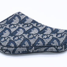 Load image into Gallery viewer, Christian Dior クリスチャンディオール コインケース ポーチ トロッター サドル キャンバス グレー ネイビー TR0061 ゴールド金具 美品 中古 4a005024