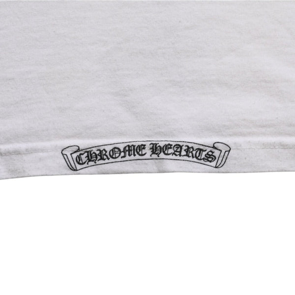 CHROME HEARTS クロムハーツ タンクトップ サイズS オールドイングリッシュロゴ スクロールラベルロゴ ホワイト 美品 中古 4a005028