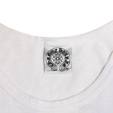 画像をギャラリービューアに読み込む, CHROME HEARTS クロムハーツ タンクトップ サイズS オールドイングリッシュロゴ スクロールラベルロゴ ホワイト 美品 中古 4a005028