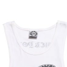 画像をギャラリービューアに読み込む, 極美品 CHROME HEARTS クロムハーツ タンクトップ サイズL FUCK YOU CHクロス オールドイングリッシュロゴ ホワイト 中古 4a005029