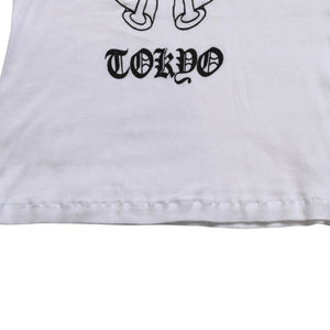 Very good condition CHROME HEARTS Tank Top Size L FUCK YOU Vine Dagger Horseshoe White Tokyo Limited Used 4a005031
