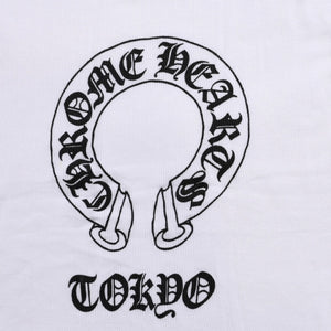 Very good condition CHROME HEARTS Tank Top Size L FUCK YOU Vine Dagger Horseshoe White Tokyo Limited Used 4a005031