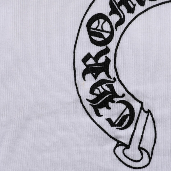 Very good condition CHROME HEARTS Tank Top Size L FUCK YOU Vine Dagger Horseshoe White Tokyo Limited Used 4a005031