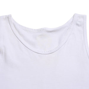 CHROME HEARTS Tank Top Size M Star Print Scroll Label Logo CH Logo White Good Condition Used 4a005003