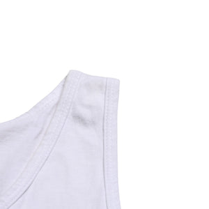 CHROME HEARTS Tank Top Size M Star Print Scroll Label Logo CH Logo White Good Condition Used 4a005003