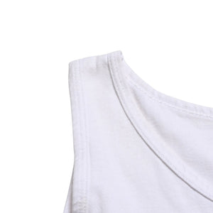 CHROME HEARTS Tank Top Size M Star Print Scroll Label Logo CH Logo White Good Condition Used 4a005003