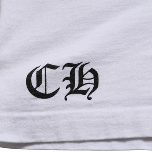 CHROME HEARTS Tank Top Size M Star Print Scroll Label Logo CH Logo White Good Condition Used 4a005003