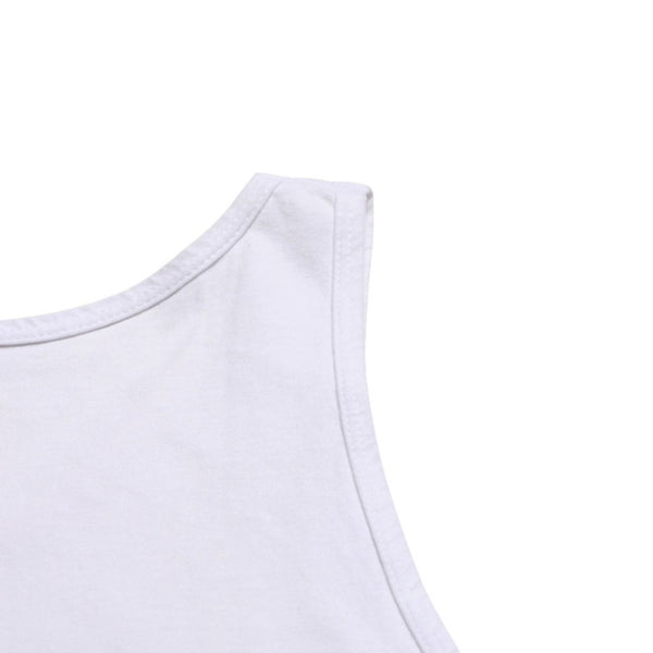 CHROME HEARTS Tank Top Size M Star Print Scroll Label Logo CH Logo White Good Condition Used 4a005003