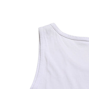 CHROME HEARTS Tank Top Size M Star Print Scroll Label Logo CH Logo White Good Condition Used 4a005003