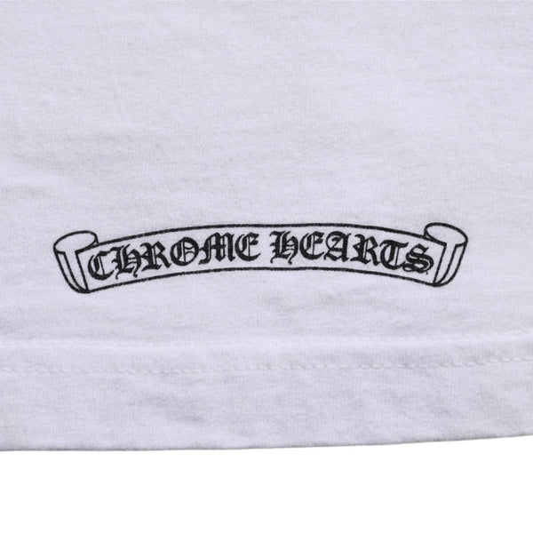 CHROME HEARTS Tank Top Size M Star Print Scroll Label Logo CH Logo White Good Condition Used 4a005003