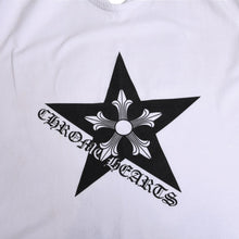 画像をギャラリービューアに読み込む, CHROME HEARTS クロムハーツ タンクトップ サイズM スタープリント スクロールラベルロゴ CHロゴ ホワイト 美品 中古 4a005003