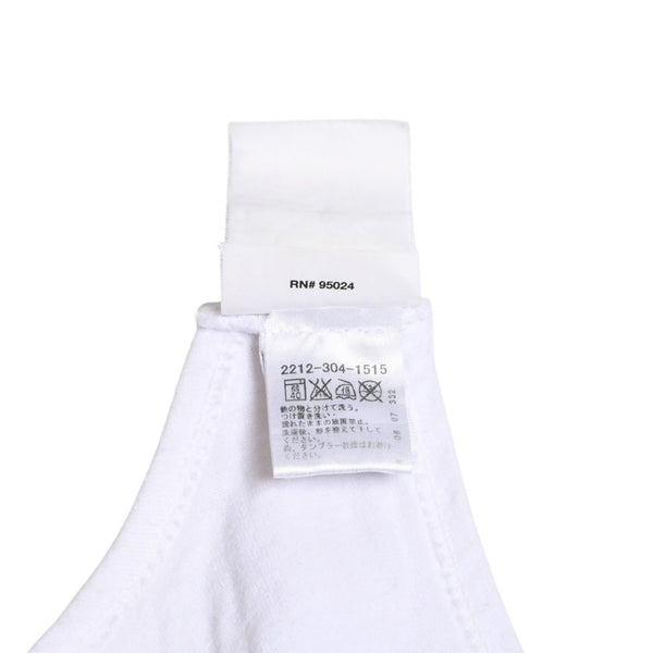 CHROME HEARTS Tank Top Size M Star Print Scroll Label Logo CH Logo White Good Condition Used 4a005003