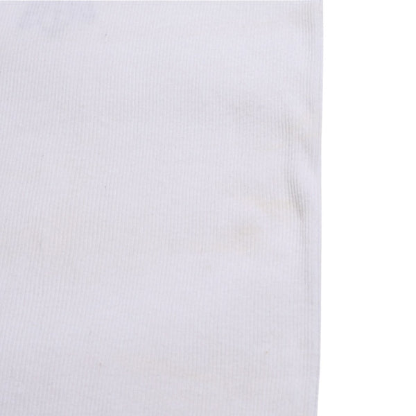極美品 CHROME HEARTS クロムハーツ タンクトップ サイズL FUCK YOU CHクロス オールドイングリッシュロゴ ホワイト 中古 4a005029