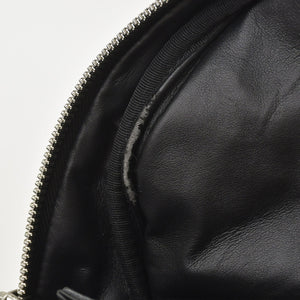 MCM エムシーエム リュックサック バックパック シルバー スタッズ メタリックシルバー ブラック 美品 中古 4a005036