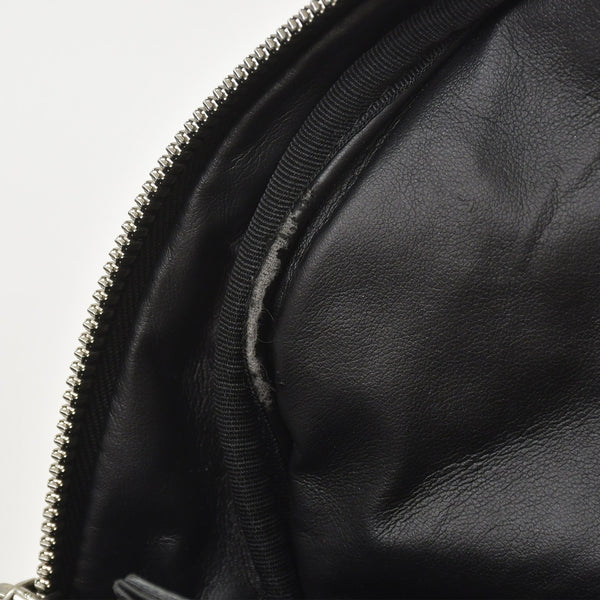 MCM エムシーエム リュックサック バックパック シルバー スタッズ メタリックシルバー ブラック 美品 中古 4a005036