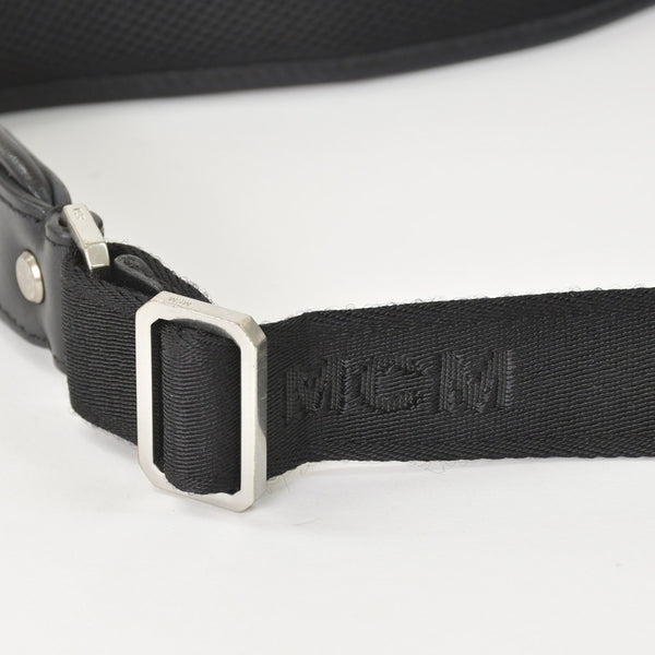MCM エムシーエム リュックサック バックパック シルバー スタッズ メタリックシルバー ブラック 美品 中古 4a005036