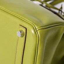 Load image into Gallery viewer, 極美品 HERMES エルメス BIRKIN バーキン 30 ハンドバッグ ヴォースイフト アニスグリーン ◻︎L刻印 シルバー金具 内縫い 中古 4a005046