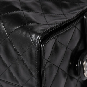 New and unused CHANEL CHANEL 25 Large Handbag AS5553 Random Number Grained Calfskin Coco Mark Black Used 4a005049