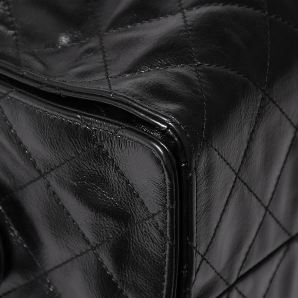 New and unused CHANEL CHANEL 25 Large Handbag AS5553 Random Number Grained Calfskin Coco Mark Black Used 4a005049