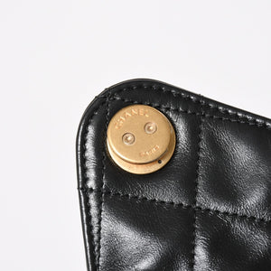 New and unused CHANEL CHANEL 25 Large Handbag AS5553 Random Number Grained Calfskin Coco Mark Black Used 4a005049