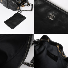 画像をギャラリービューアに読み込む, 新品未使用 CHANEL シャネル CHANEL 25 ラージ ハンドバッグ AS5553 ランダム番台 グレインド カーフスキン ココマーク ブラック 中古 4a005049