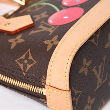 画像をギャラリービューアに読み込む, 極美品 LOUIS VUITTON ルイヴィトン モノグラムキャンバス チェリー TM ナノ・アルマ 2WAY ハンドバッグ ショルダーバッグ ブラウン ゴールド金具 M13416 中古 4a005078