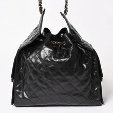 画像をギャラリービューアに読み込む, 新品未使用 CHANEL シャネル CHANEL 25 ラージ ハンドバッグ AS5553 ランダム番台 グレインド カーフスキン ココマーク ブラック 中古 4a005049