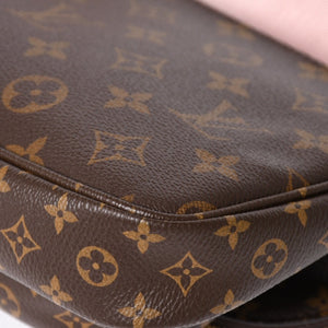 Very Good Condition LOUIS VUITTON Multi Pochette Accessoire M44840 Monogram Canvas Brown Pink SD0021 Used 4a004911