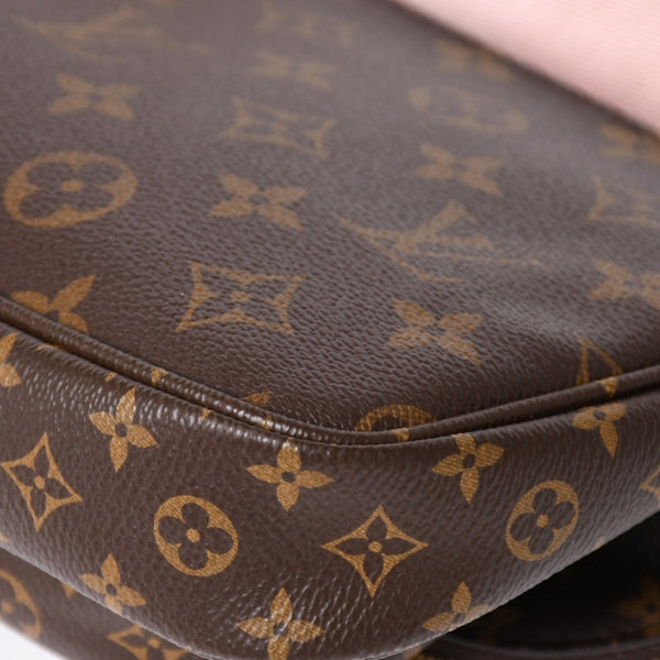 Very Good Condition LOUIS VUITTON Multi Pochette Accessoire M44840 Monogram Canvas Brown Pink SD0021 Used 4a004911
