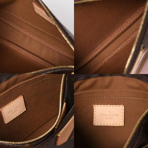 Very Good Condition LOUIS VUITTON Multi Pochette Accessoire M44840 Monogram Canvas Brown Pink SD0021 Used 4a004911