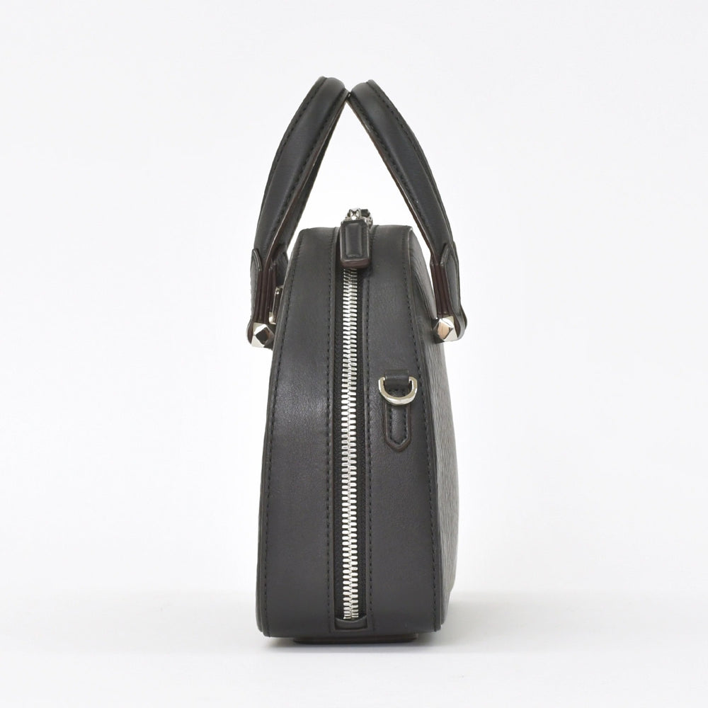 極美品 MCM エムシーエム 2WAY バッグ ハンドバッグ ショルダーバッグ ブラック シルバー金具 ヴィセトス柄 中古 4a005052