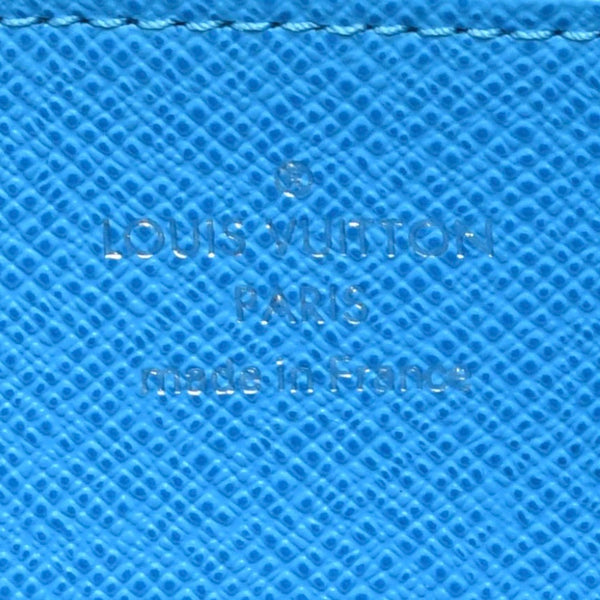 極美品 LOUIS VUITTON ルイヴィトン ジッピーウォレット 長財布 M81543 エピレザー シルバー金具 ターコイズブルー 中古 4a005056