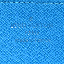 画像をギャラリービューアに読み込む, 極美品 LOUIS VUITTON ルイヴィトン ジッピーウォレット 長財布 M81543 エピレザー シルバー金具 ターコイズブルー 中古 4a005056