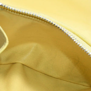 BOTTEGA VENETA ボッテガヴェネタ カセット 三つ折り財布 ウォレット イエロー ラムスキン レザー マキシイントレチャート 美品 中古 4a005102