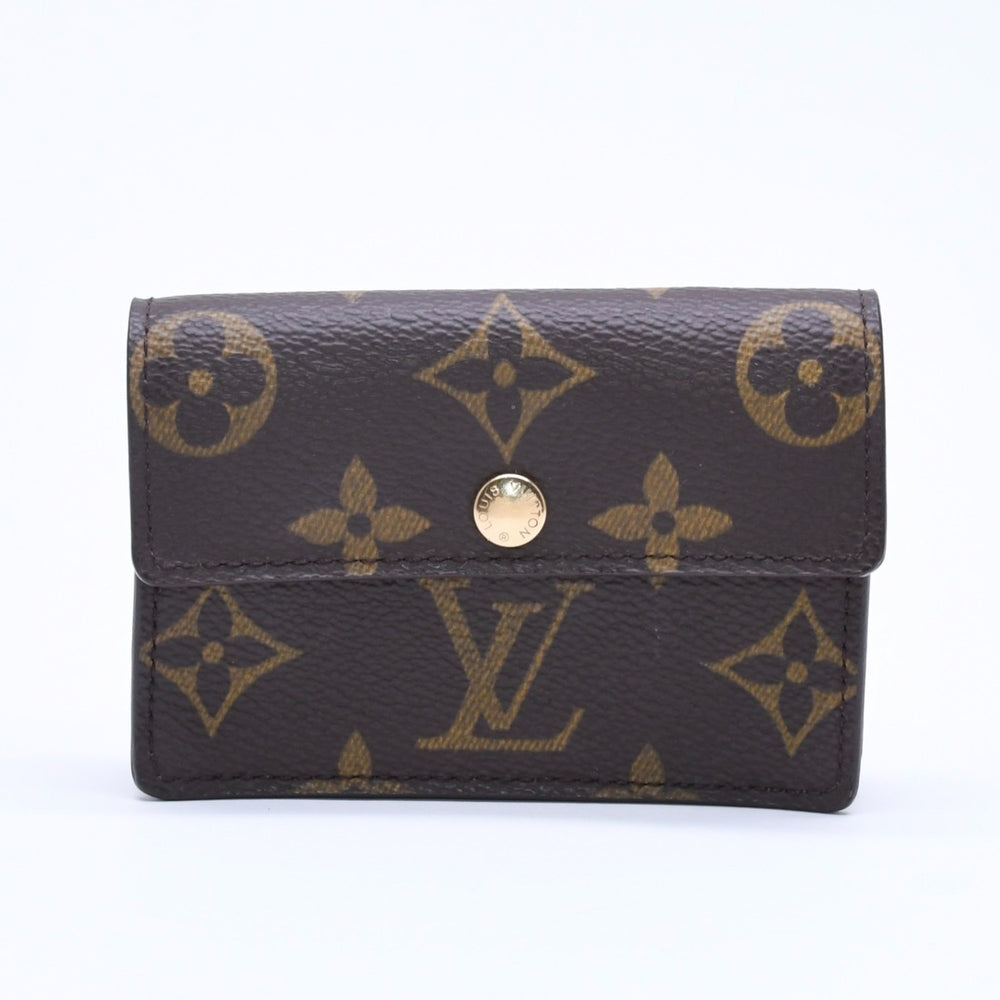 Very Good Condition LOUIS VUITTON Portomone Arcodian Monogram Canvas Brown M58007 Coin Case Card Case Mini Wallet Used 4a005092