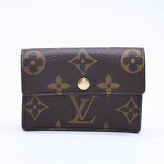 極美品 LOUIS VUITTON ルイヴィトン ポルトモネ アルコディアン モノグラムキャンバス ブラウン M58007 コインケース カードケース ミニ財布 中古 4a005092