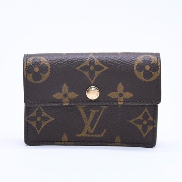 極美品 LOUIS VUITTON ルイヴィトン ポルトモネ アルコディアン モノグラムキャンバス ブラウン M58007 コインケース カードケース ミニ財布 中古 4a005092